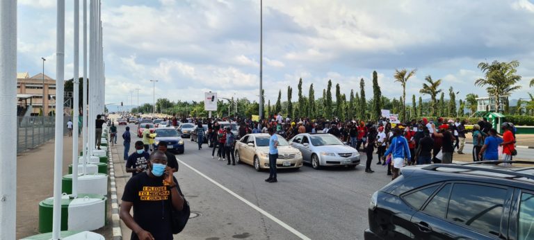 Abuja, Nigeria. Credit— #EndSARS protest Nigeria.