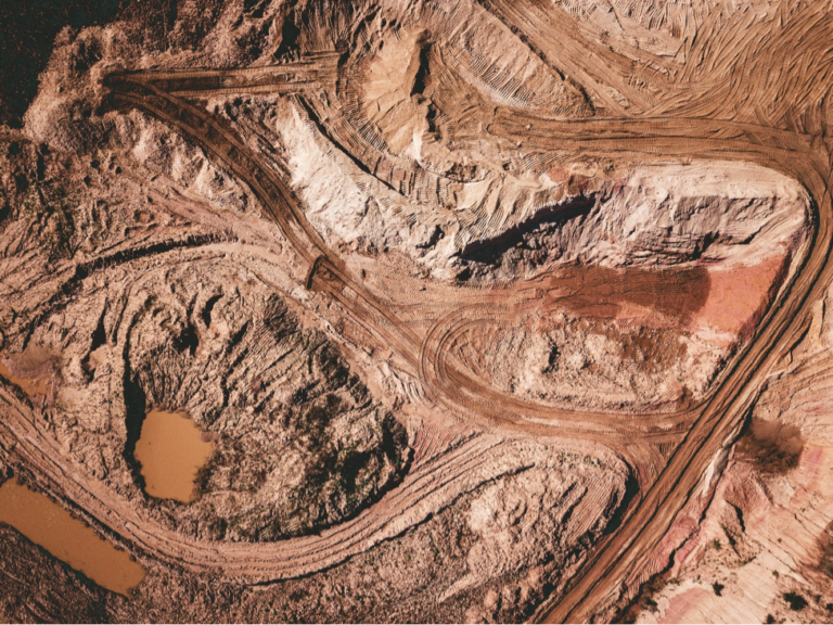 Aerial Photo a Mine