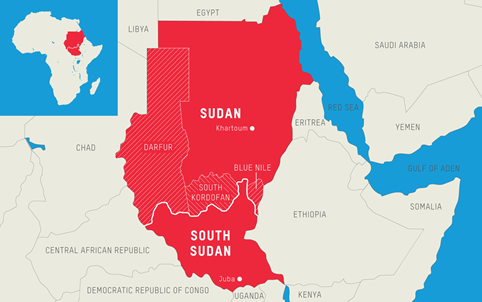 map sudan and south sudan post 2011 oxfam