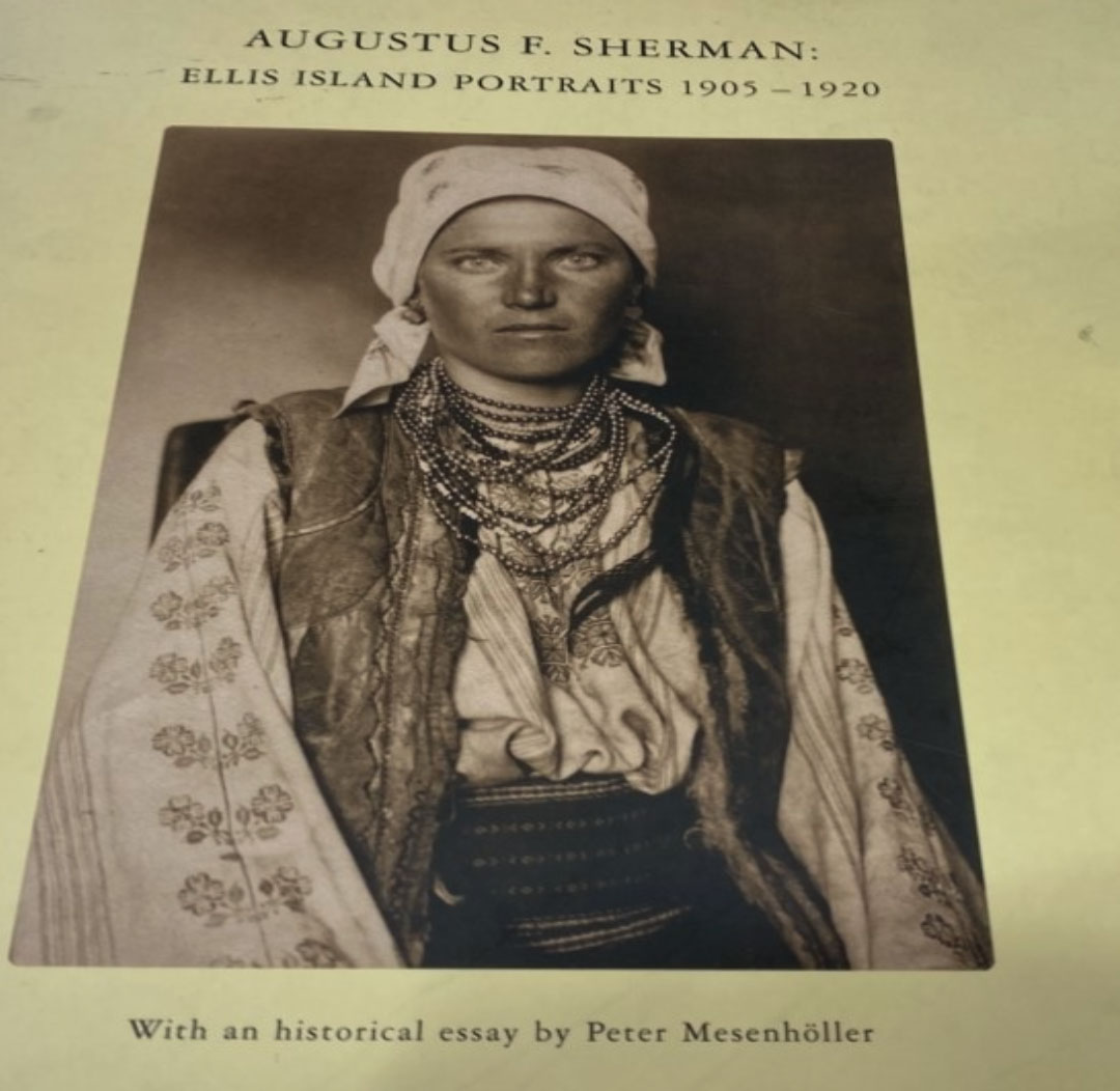 Figure 2. Immigrant Woman from Romania, photograph by Augustus F. Sherman, 1905. Courtesy of the U.S. National Archives. Photograph of the book page by Sora Halake from a copy held at the Martin Luther King Jr. Memorial Library, Washington, D.C.